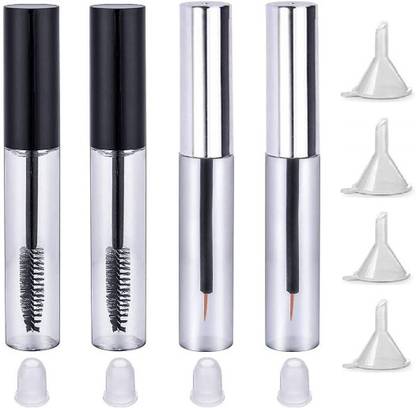 Vinayakart 10 ml Empty Mascara Bottle, Empty Eyeliner Bottle, tube, Mascara Tubes