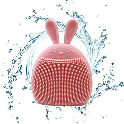 RUBY FACE Soft Silicone Face Scrubbers And Facial Cleansing Pads Rabbit Shape