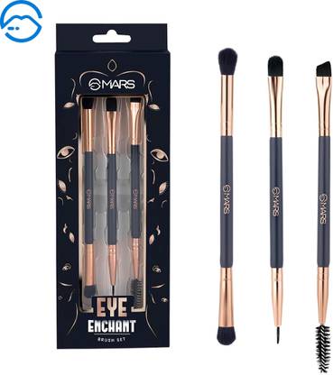 मार्स Eye Enchanted Brush | Perfect For Eye Makeup | Eyebrow Brush with Spoolie