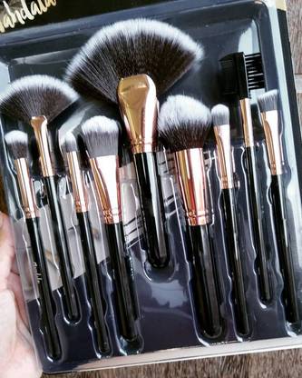 SUNAINA Makeup Brush Set 9 Pcs For Foundation, Blush, Eye makeup, Powder Brush Kit