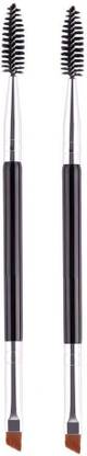 YBN Double Sided Ended Eyebrow Wand Brow Shaping Angled Eyelash Brush PACK OF 2