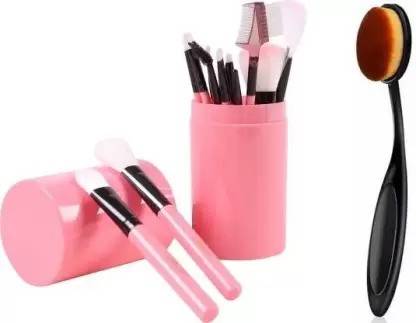 WATELLO 12 Pcs Makeup Brushes for Foundation Eyeshadow Eyebrow Eyeliner Blush
