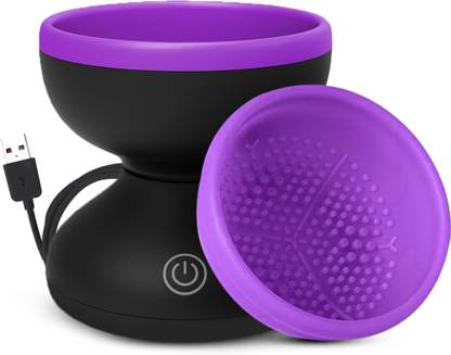 Gleva Electric Makeup Cosmetic Brush Cleaner Machine All Size Brushes USB Rechargable