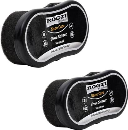 ROGZI Shoe Shine Sponge For All Type of Leather-Neutral Shoe Shiner Shiner