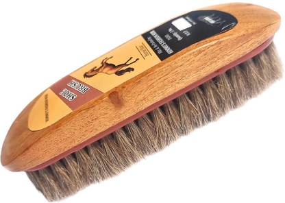 HIMMU'S FASHION HUB Horse Hair Shoe brush for Shoes, Jackets, Leather Shoes e.tc. Brush