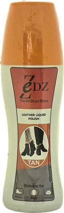Zedz Liquid Shoe Polish 100ML for Leather, Synthetic Leather, Patent Leather Shoes Cleaner & Conditioner