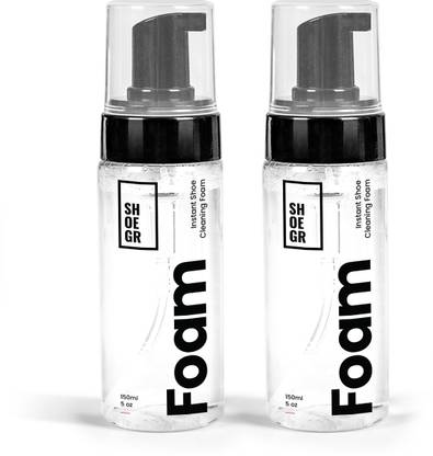 SHOEGR Instant Shoe Cleaning Foam 150 ML | Suitable for all Sports Shoes | Shoe Cleaner Cleaner & Conditioner