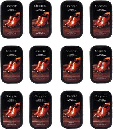 Sheppits All Colours (Neutral) Shoe Shiner/Polish (Pack Of 12) Shiner