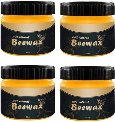 BeeWax Bee Wax - 4 PCs Beeswax Furniture Polish, Wood Seasoning Beewax Wood Varnish