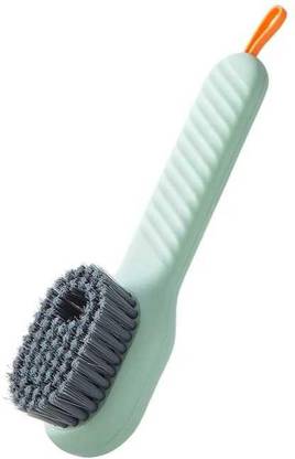 FLOSTRAIN Dispensing Cleaning Brush with Scrub for Multifunctional Shoe Brush Brush