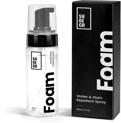 SHOEGR Instant Shoe Cleaning Foam 150 ML | Suitable for all Sports Shoes | Shoe Cleaner Cleaner & Conditioner