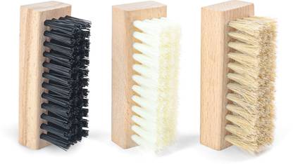 SHOEGR Shoe Cleaning Brush Combo(Soft, Medium, Hard) Brush