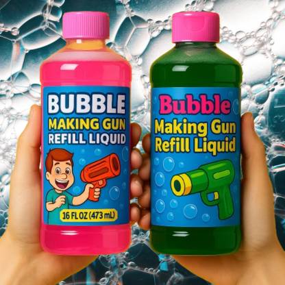 QWEEZER Scented Bubble Machine Liquid