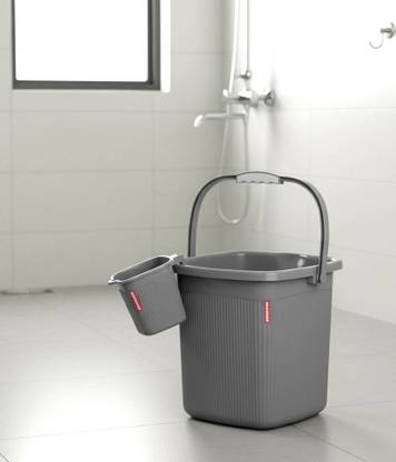 MODWARE Square Bucket Set 18 L Polypropylene Bucket