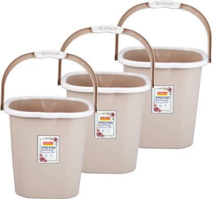 RATAN Premia 18 L Plastic Bucket