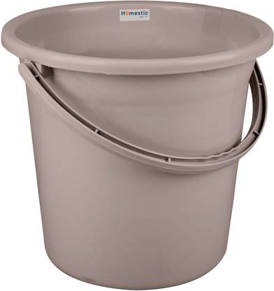 HOMESTIC Plastic Strong for Bathroom for Bathing 18 L Plastic Bucket