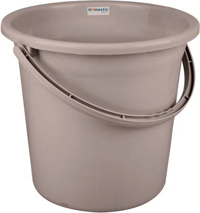HOMESTIC Plastic Strong for Bathroom for Bathing 18 L Plastic Bucket