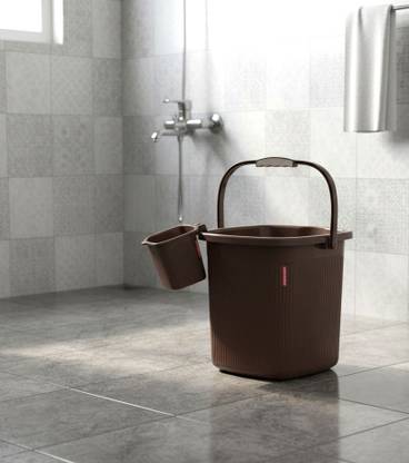 MODWARE Square Bucket Set 18 L Polypropylene Bucket
