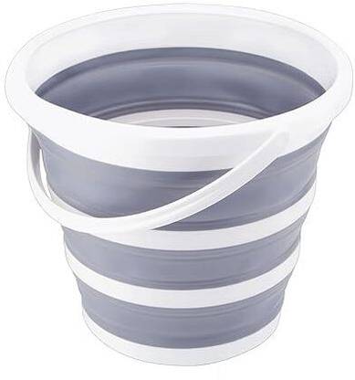 GRILLVANTA Collapsible Bucket,Cleaning Bucket Mop Bucket Folding Fold-able 5 L Silicone Bucket