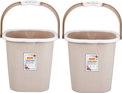 RATAN Premia 18 L Plastic Bucket