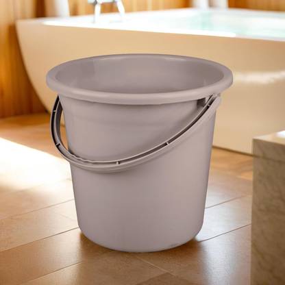 HOMESTIC Plastic Strong for Bathroom for Bathing 18 L Plastic Bucket