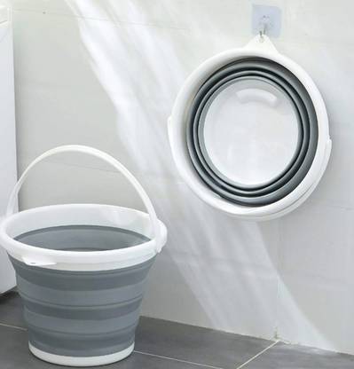 NSUSU Silicone folding Bucket 10 L Silicone Bucket