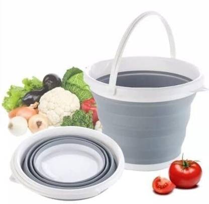 NSUSU Silicone folding Bucket-C 10 L Silicone Bucket