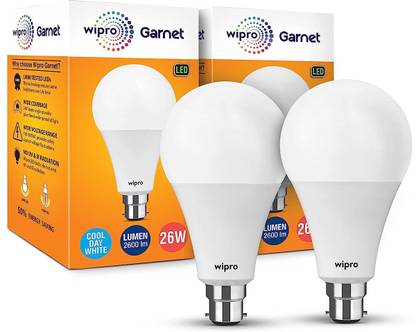 Wipro 26 W Basic Standard B22 LED Bulb
