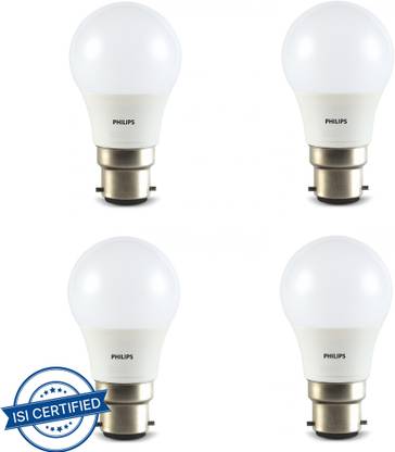 PHILIPS 3 W Basic Round B22 LED Bulb