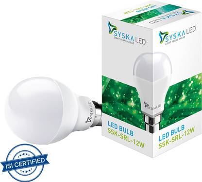 Syska Led Lights 12 W Basic Standard B22 LED Bulb