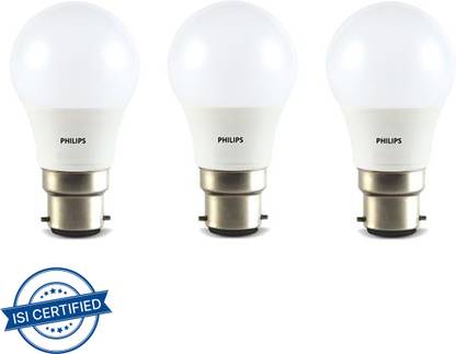 PHILIPS 5 W Basic Round B22 LED Bulb