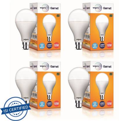 Wipro 18 W Basic Standard B22 LED Bulb
