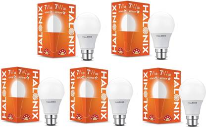 HALONIX 7 W Basic Round B22 LED Bulb