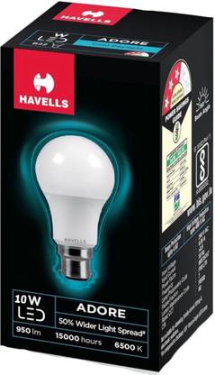 HAVELLS 10 W Basic Round B22 LED Bulb
