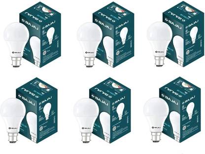 BAJAJ 9 W Basic Round B22 LED Bulb