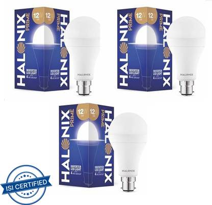 HALONIX 12 W Inverter Round B22 Inverter Bulb