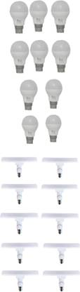 Techvolta 5 W, 10 W Basic Round B22 LED Bulb
