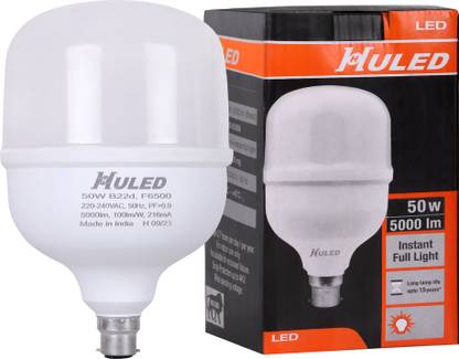 Huled 50 W Eye Safety Compliance Standard B22 D LED Bulb