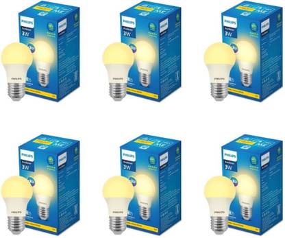 PHILIPS 3 W Basic Round E27 LED Bulb
