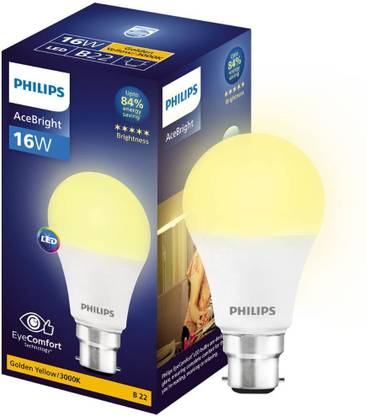 PHILIPS 16 W Basic Round B22 LED Bulb
