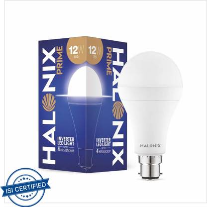 HALONIX 12 W Inverter Round B22 LED Bulb