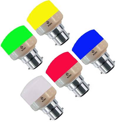 rino 0.5 W Basic Standard B22 LED Bulb