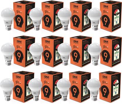 GM 100 W Basic Round B22 LED Bulb