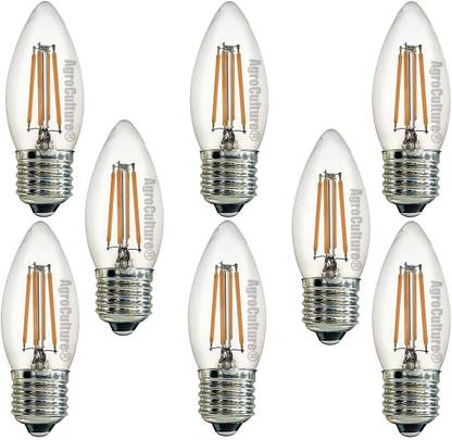 AgroCulture 4 W Basic Candle E26 LED Bulb