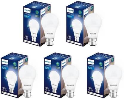 PHILIPS 12 W Basic Round B22 LED Bulb