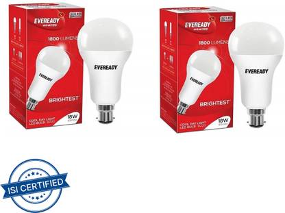 EVEREADY 2.5 W Basic Round B22 LED Bulb