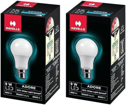 HAVELLS 9 W Basic Round B22 LED Bulb