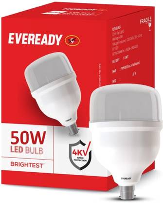 EVEREADY 50 W Basic Standard B22 LED Bulb