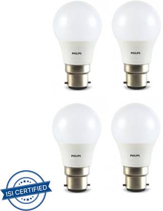 PHILIPS 3 W Basic Round B22 LED Bulb