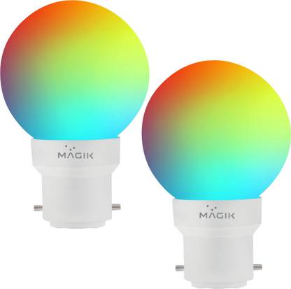 Magik 0.5 W Basic Round B22 LED Bulb